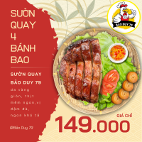SƯỜN QUAY 0.5KG 4 BÁNH BAO