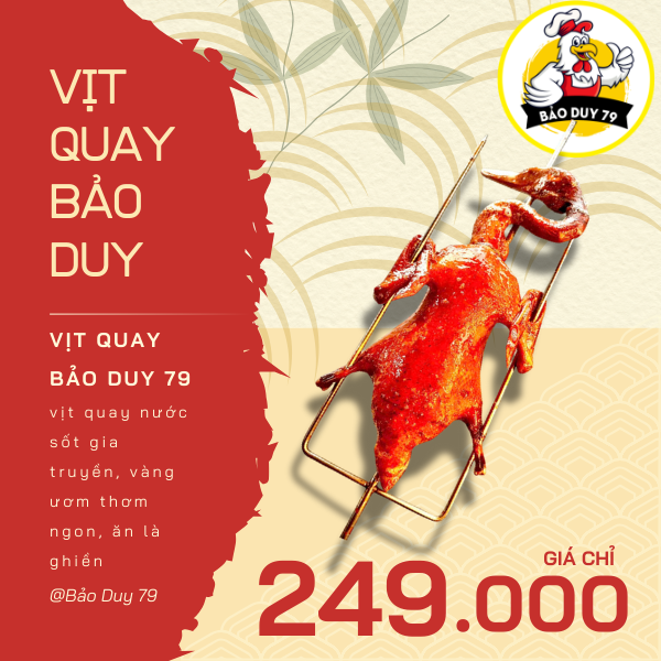 VỊT QUAY NGUYÊN CON
