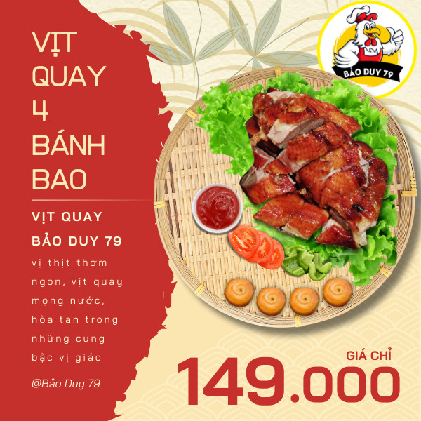 VỊT CỎ 4 BÁNH BAO