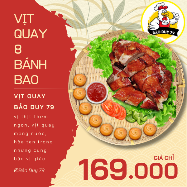VỊT CỎ 8 BÁNH BAO