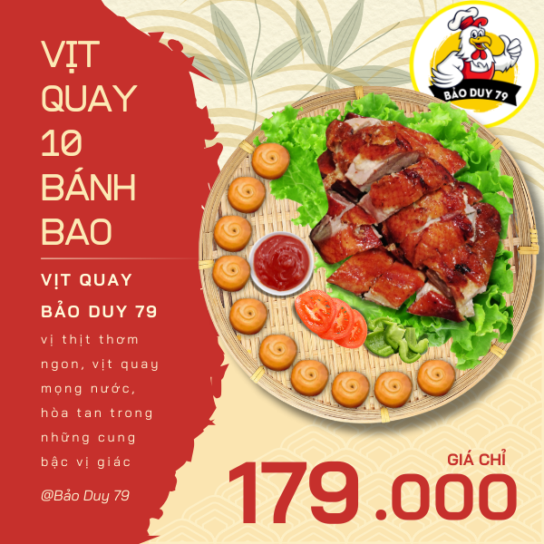 VỊT CỎ 10 BÁNH BAO